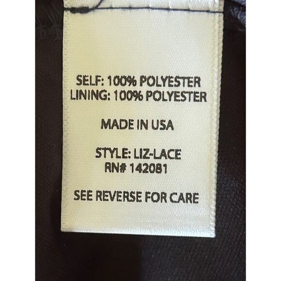 Altar'd State Navy Blue Lace Fit & Flare Dress Small USA Made - Picture 5 of 6